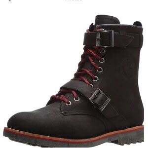 Used Polo Maurice Combat Boots 2 Buckles Size 12D